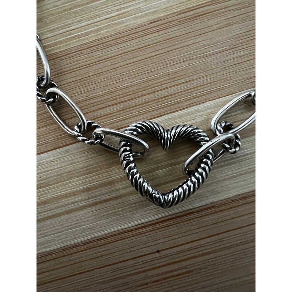 Changeable Heart Charm Bracelet James Avery Sterling silver .925